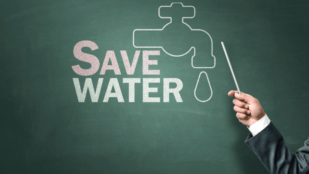 Ways to save water